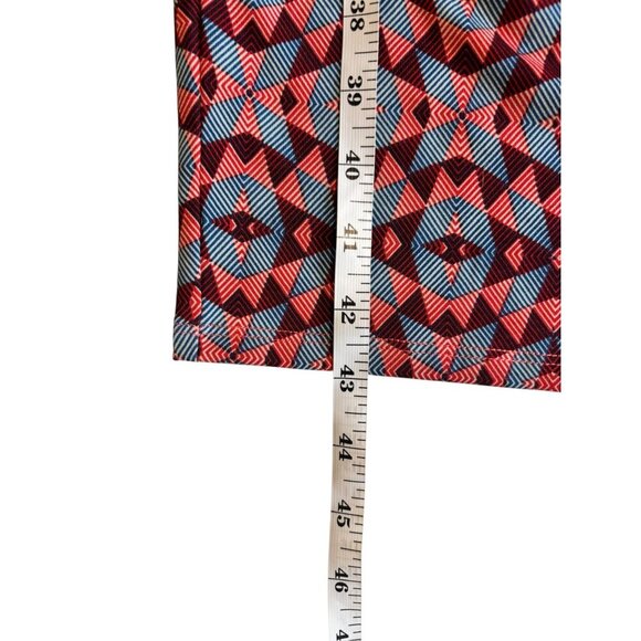 LuLaRoe Julia Women’s Red & Navy Blue Dress - Picture 8 of 9